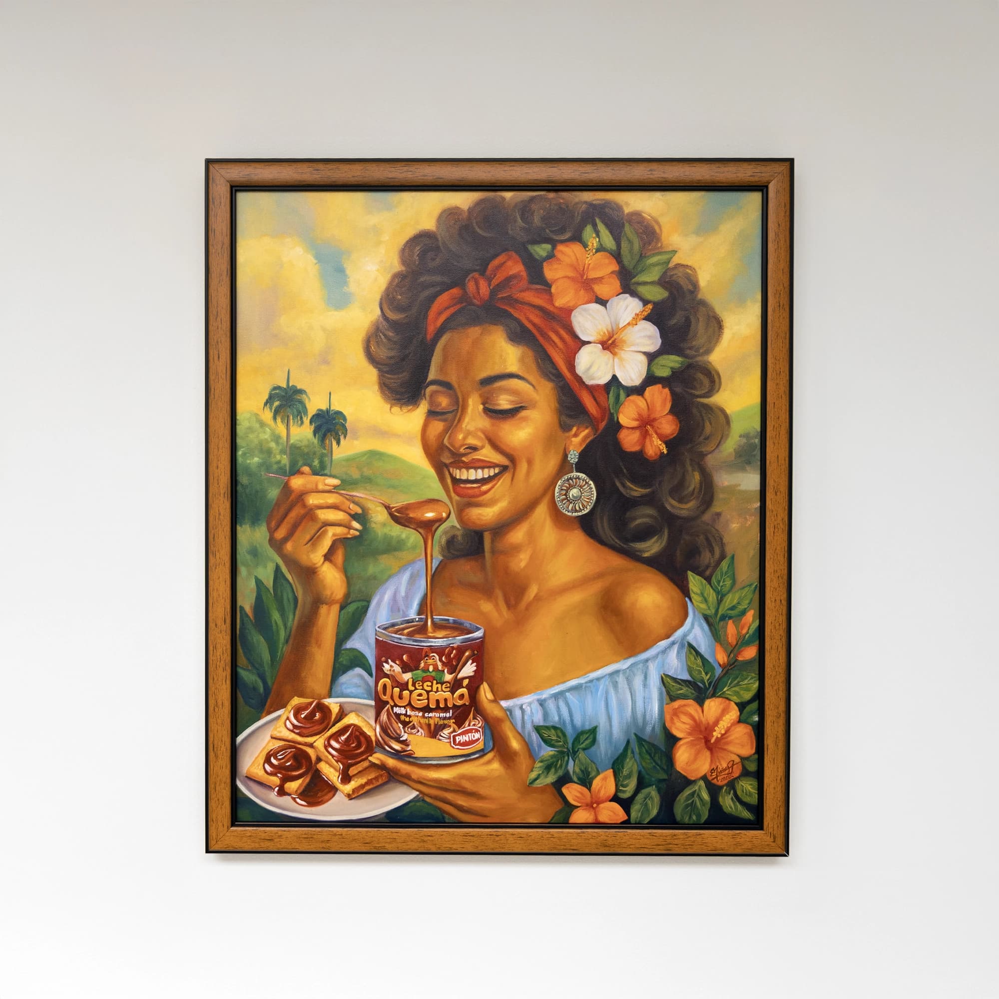 Delicia Tropical — Óleo sobre lienzo