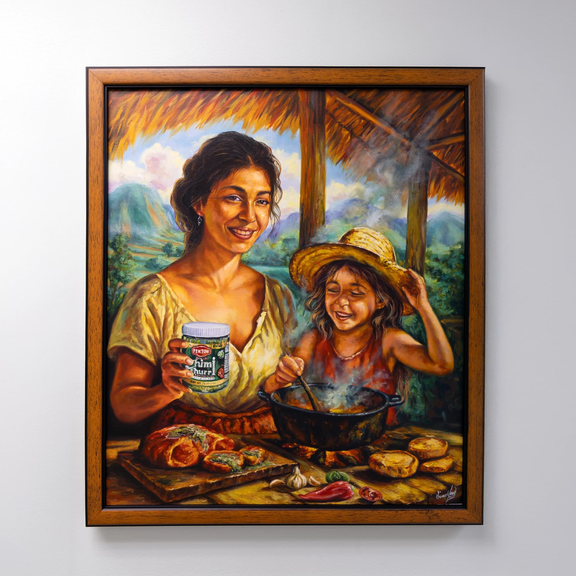 Aromas de mi tierra — Óleo sobre lienzo